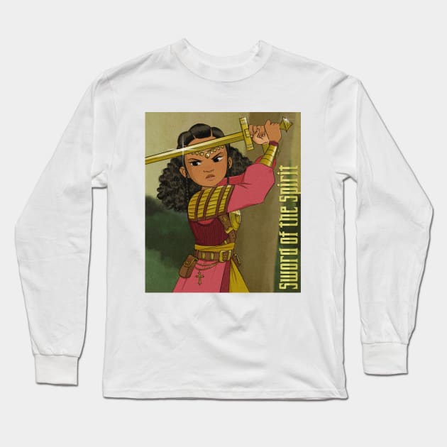 Marcella Sword Long Sleeve T-Shirt by Morg City